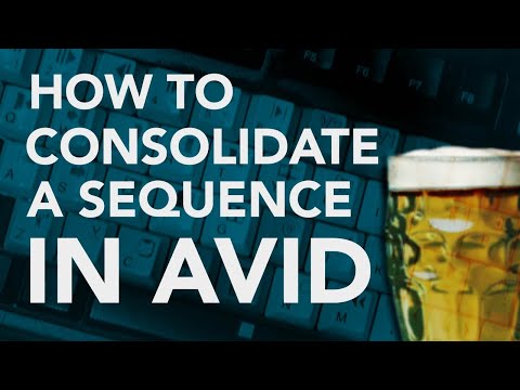 Video: Bagaimana Anda mengkonsolidasikan urutan di Avid?
