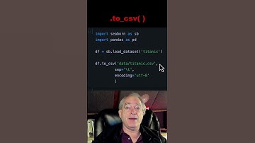 Save Pandas DataFrame as a CSV file #shorts