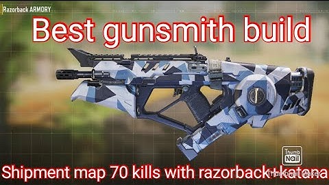 Cod mobile best gunsmith build setup razorback | best Razorback smg attachments ranked multiplayer