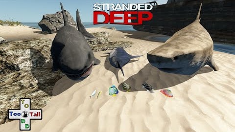 stranded deep - hunting great white/tiger sharks and marlin
