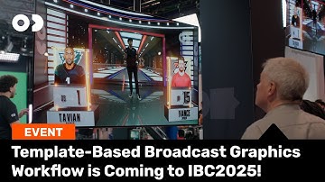 Template-Based Broadcast Graphics Workflow is Coming to #IBC2025