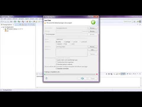 Create a Java project using eclipse| Hello World Program | Java fundamentals