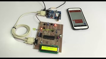 Combustible Gas Detection with GSM Alert Using PIC