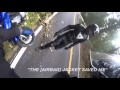 Motorcycle Crash with a Rider wearing Helite Airbag Protection