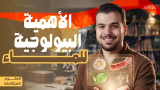 الأهمية البيولوجية للماء 💧 | الخلية والإنزيمات | علوم متكاملة أولى ثانوي 2027 | د. محمد أيمن❤️