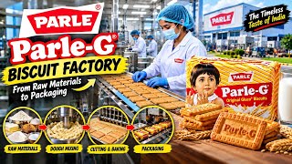 How Parle-G Biscuits Are Made in a Factory 🏭 | Complete Biscuit Manufacturing Process