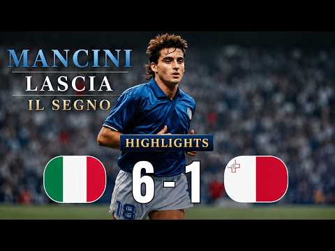Video Road to USA '94: lo spettacolo di Mancini in Italia-Malta