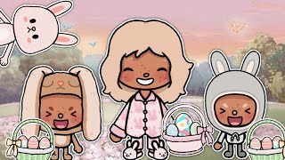 Rich Family Day During Easter With Voice Toca Boca Life World