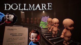 【Dollmare】兩個娃娃來比的話，我覺得恐怖的比較不恐怖不恐怖的比較恐怖，這就是恐怖谷嗎