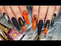 HALLOWEEN NAILS | SPIDERWEB NAILS | SPIDER NAILS | apres nail art inks!