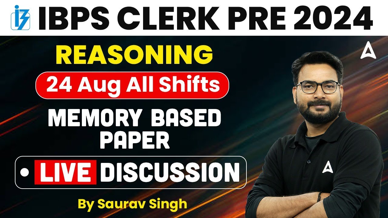 IBPS Clerk Reasoning All Shift Memory Based Paper | IBPS Clerk Analysis ...