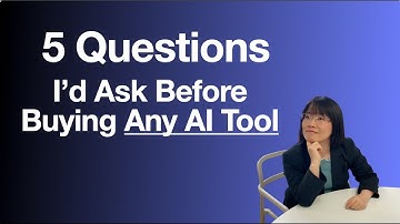 5 Questions I’d Ask Before Buying Any AI Tool