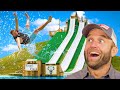 BSR Cable Park Royal Flush - Most Insane Water Slide In Texas!!!