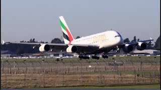 BEAUTIFUL Late Afternoon Plane Spotting At Christchurch Airport