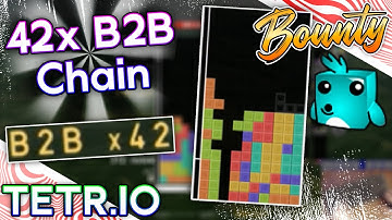 TETR.IO Bounty - "42x B2B Chain" (Quick Play Win)