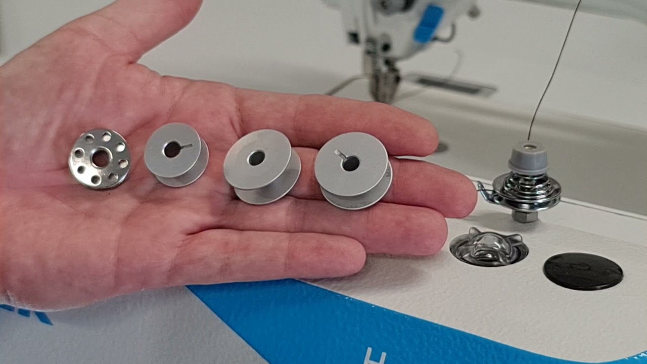 Winding a bobbin without holes.