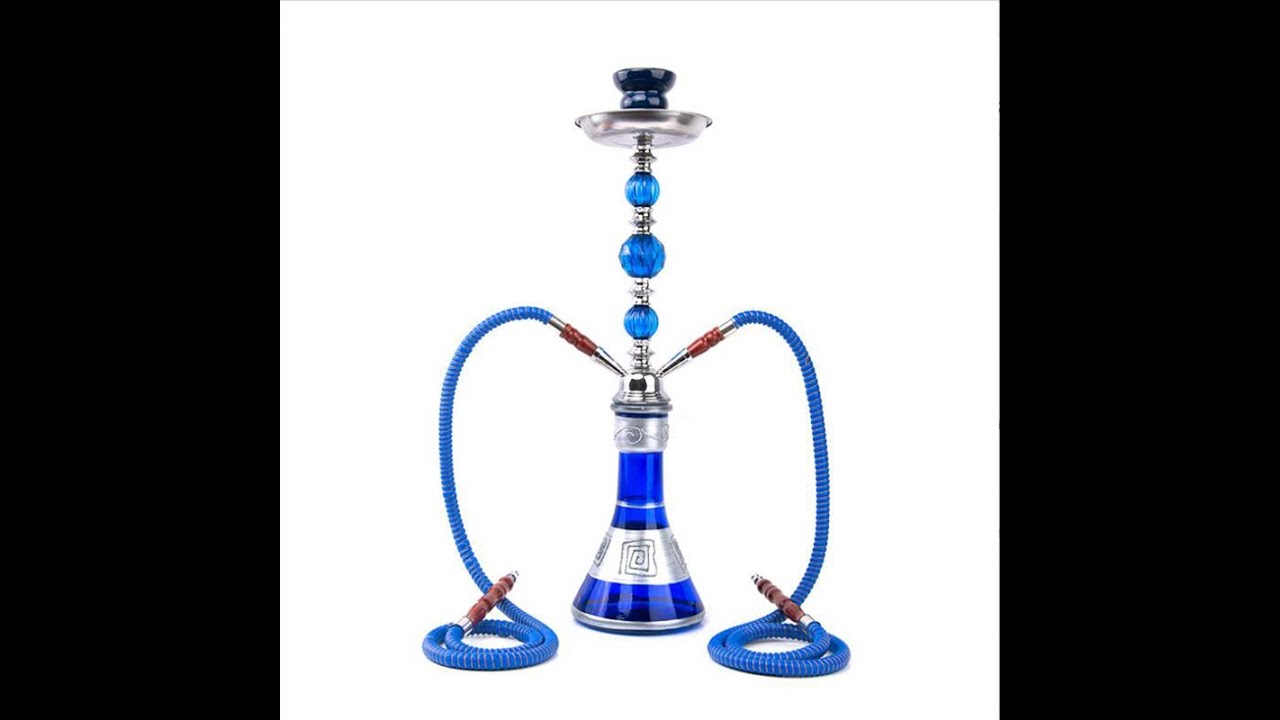 2 Hose Hookah Shisha Pipe Set,Large Water Pipe Smoking,Arab Hookah