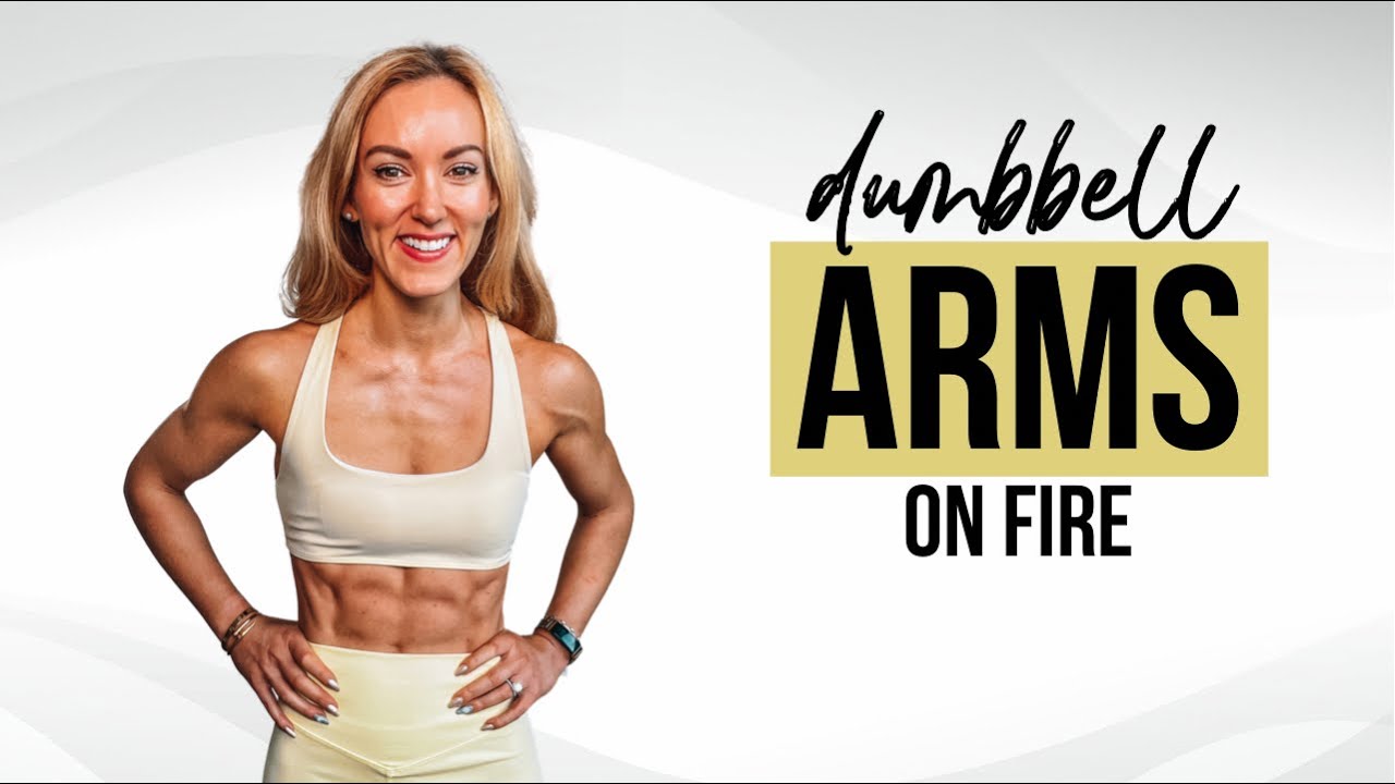 🔥 30 Min Upper Body Workout with Dumbbells at Home | Biceps, Shoulders, Chest & Triceps