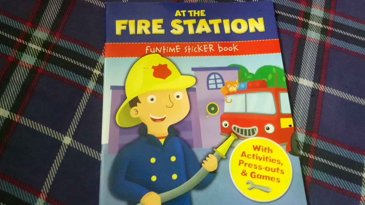 Fire Station (press out) interactive kindergarten's book - YouTube