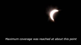 Bellingham WA: 2017 Solar Eclipse (partial eclipse sped up with cross fades)