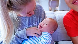 We Found Baby's Tickle Spot! (ADORABLE LAUGH)
