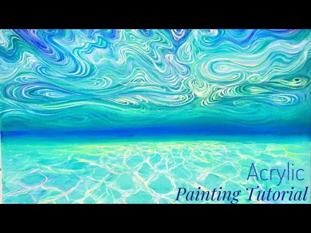 How to Paint an Underwater Background - Rachel Froud