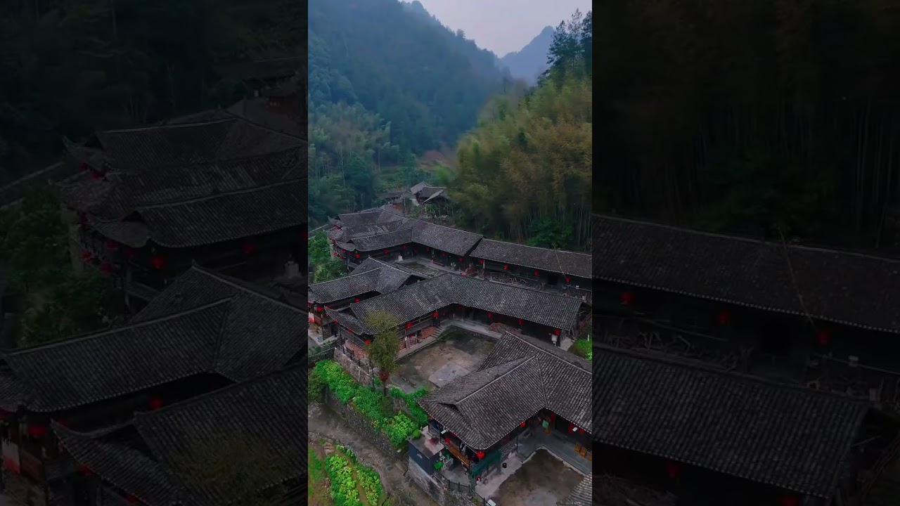 Deep within Wuling Mountain lies a cluster of Tujia stilt houses that date back over 200 years
