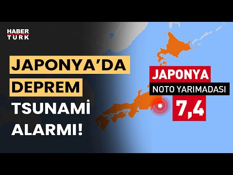 SON DAKİKA... Japonya'da 7,4 büyüklüğünde deprem
