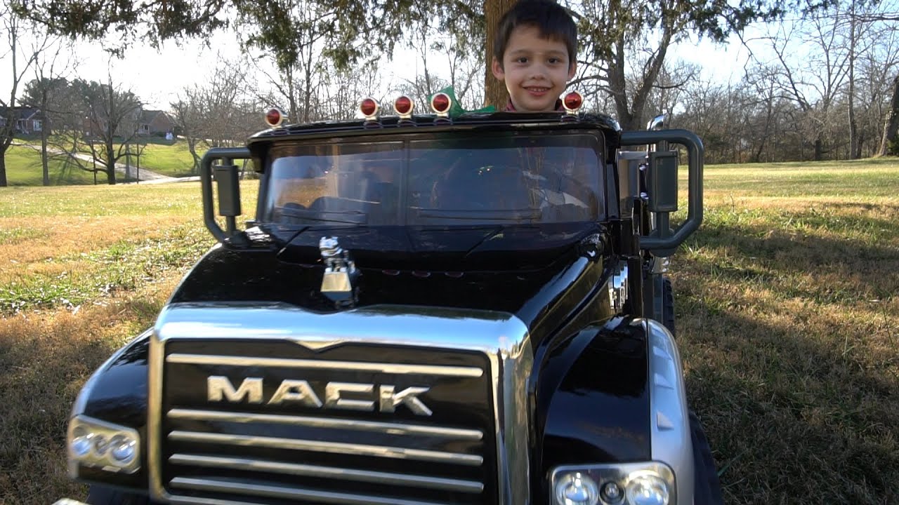 Mack Dump Truck Ride On Toy Truck Assembly| Construction Trucks - YouTube