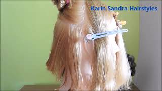 How to cut a perfect graduated Bob / A-Line Bob haircut with layers / Layered Bob haircut