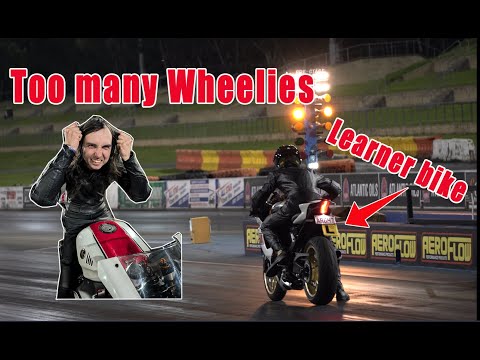 Learning to ride a 160hp R7