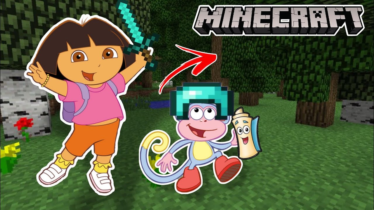 Dora The Explorer in Minecraft! - YouTube