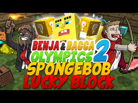 Cinnamon Challenge Benja & Bacca Olympics 2: Lucky Blocks VS SpongeBob - Game 3! (Minecraft) - Cinnamon Challenge Benja & Bacca Olympics 2: Lucky Blocks VS SpongeBob - Game 3! (Minecraft)