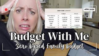 Celebrity APRIL BUDGET WITH ME 💸 Feeling the strain! Zero based budget family of four! Budgeting mum UK 🇬🇧 Profile