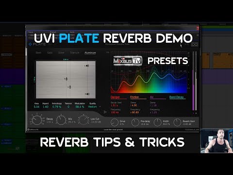 UVI Plate Reverb w/ MixbusTv Presets Collection - Demo Review and new reverb tips and trick