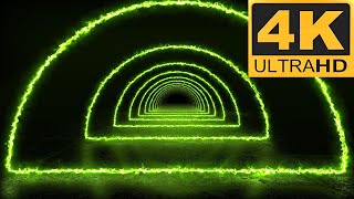 Horizon Sans Fin : Immersion dans le Tunnel d'Arches Vertes en 4K (sans audio)