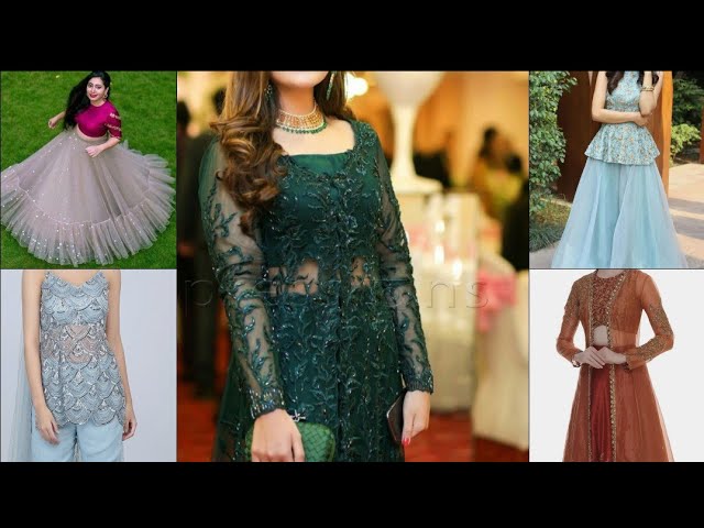 Trendy And Stylish Net Gown Designs 2021|| Party wear Net Gown Designs||  Trendy Fashion Boutique - YouTube