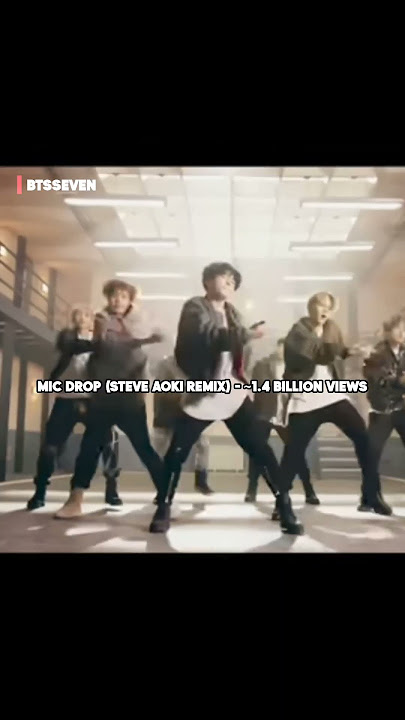 Bts top 5 most viewed mv #bts #kpop #bts #btsarmy #jungkook #taehyung