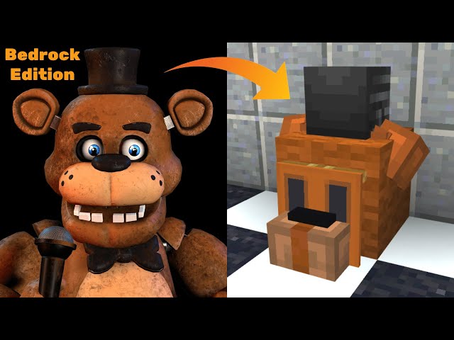 I made the FNaF 1 map in Minecraft (animated animatronics) : r