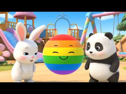 Lala and Bubu meet a cute sheep 