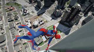 Gta 5 Spiderman Jumping Off Highest Buildings (Euphoria Physics/Ragdolls) #26