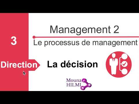 Vidéo: Comment un bon manager doit-il affronter la tâche de prise de décision ?