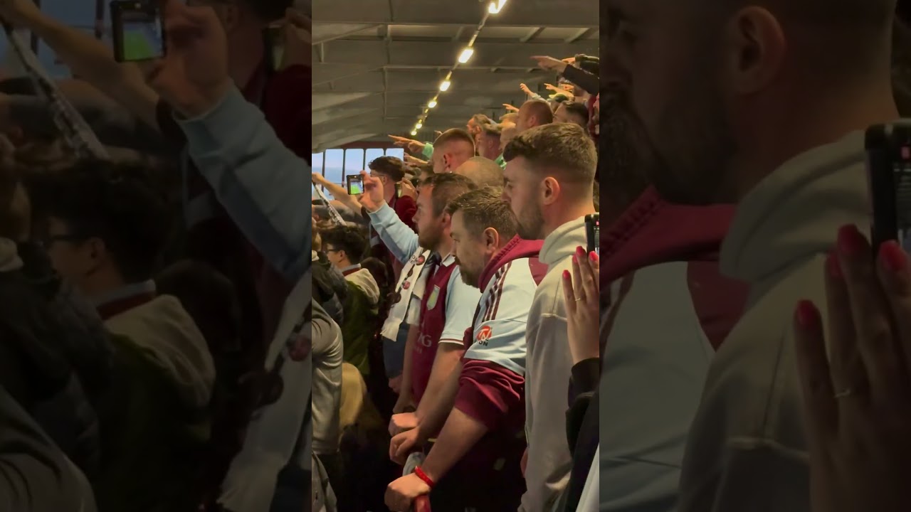 Where’s all your flags PSG..Aston Villa outclass their opposition at Villa park 