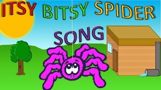 spider itsy bitsy song lyrics children