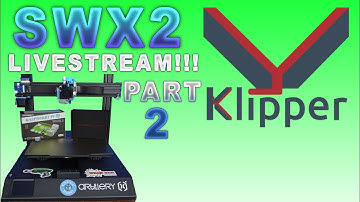 Sidewinder X2 Klipper Setup Live Stream Part 2, The Kliperizing
