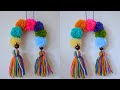 You will love making this Rainbow Yarn wall Hanging | Home decor ideas | Wall Decor Ideas