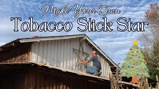 DIY Christmas Decor: Create Stunning Tobacco Stick Star