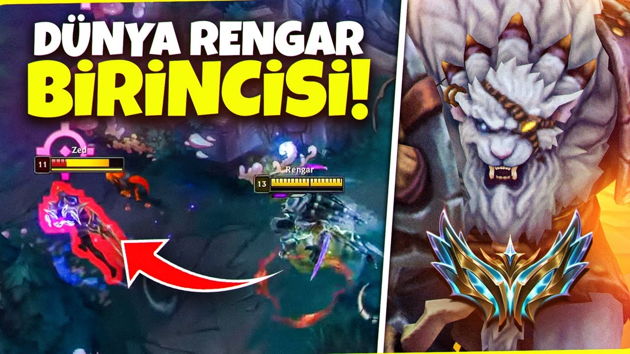 TEK ATMALARA DOYACAKSINIZ! | DÜNYA RENGAR 1.Sİ DÜŞÜK ELODA OYNARSA? | Zero LoL