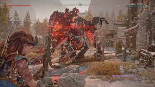 Horizon Forbidden West Big Elephant Fight