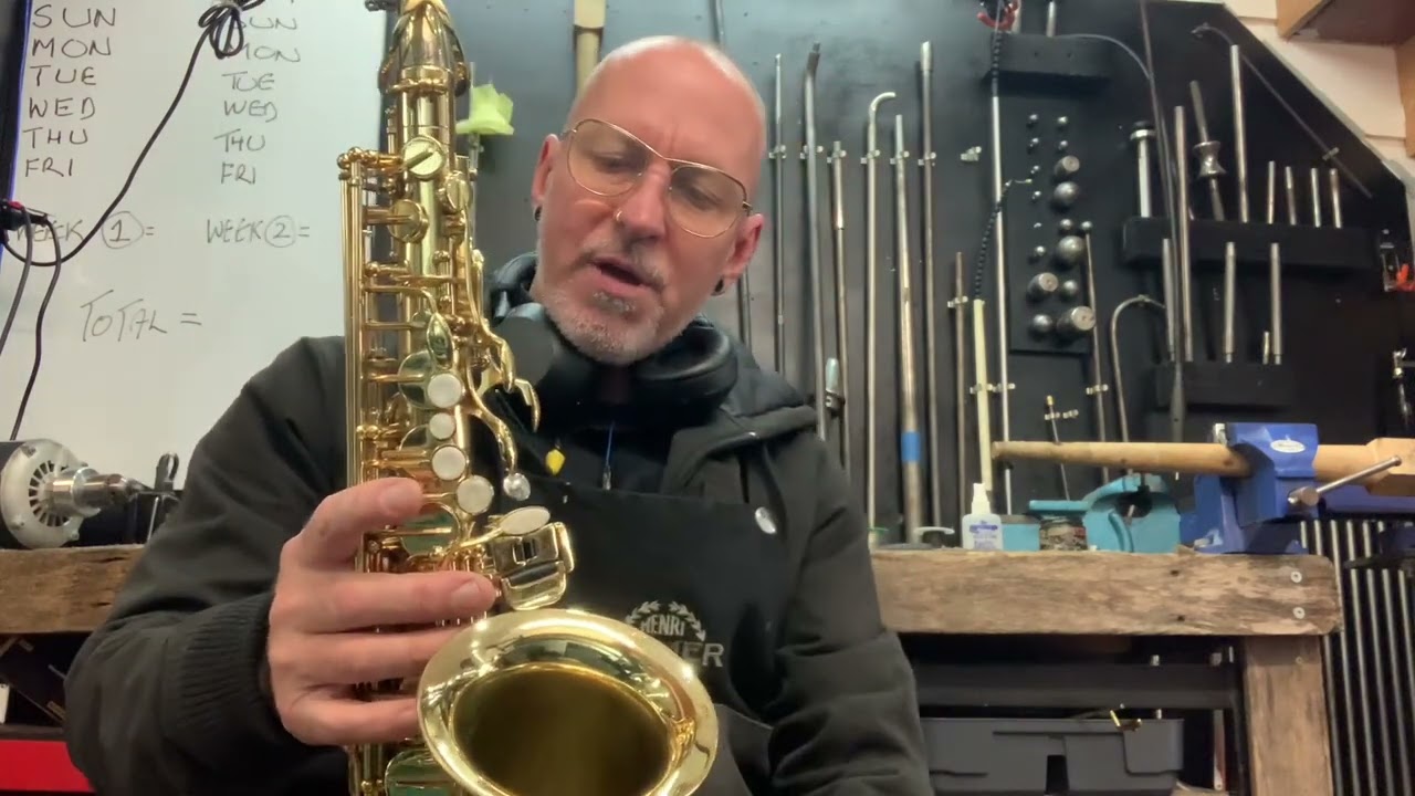 TICKET 6522 TEMBY PROFESSIONAL ALTO SAXOPHONE sn01587 pre service play test.